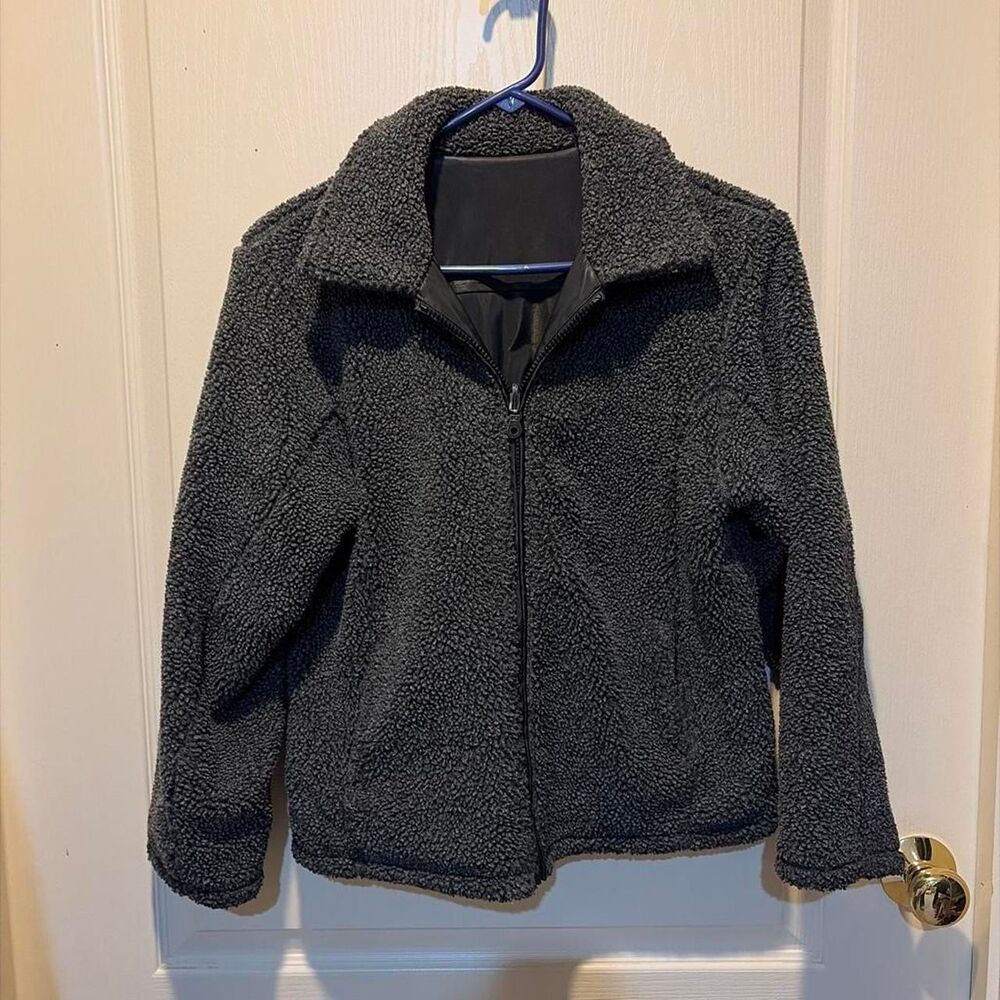 Unbranded Women's Grey and Black Jacket
